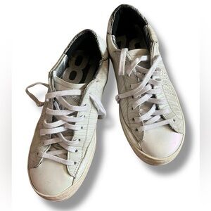 P448 John Nova Leather Sneaker Zebra